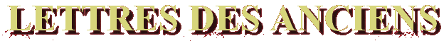 Lettres des anciens